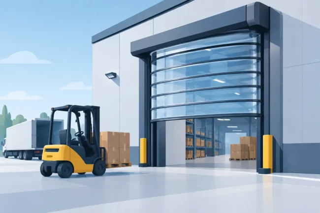 Alpha Helix S600 spiraaldeur voor snelle logistiek